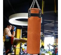 Saco De Boxeo Saco de Arena de Piel de Vaca, Saco de Boxeo, Sacos de Boxeo Pesados, Adultos, Muay Thai, Taekwondo, Entrenamiento en casa Saco Boxeo (Color : 140cm)