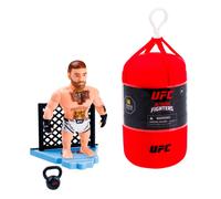 Saco de Boxeo UFC con Figura Articulada y Base de Jaula