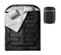 Saco De Dormir 2 Personas - Gran Tamaño para 2 Personas,Colchón Manta Accesorio Caliente Frío Invierno Verano Senderismo Camping Viajes Al Aire Libre