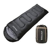 Saco de Dormir, 3-4 Estaciones, Clima frío cálido, Ligero, portátil, Impermeable, con Bolsa de compresión para Adultos y niños, Interior y Exterior: Camping, mochilero, Senderismo