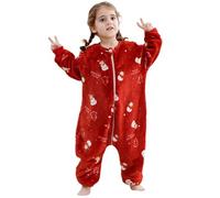 Saco De Dormir Bebe Invierno Pijama Manta Bebe Batamanta Infantil Tog 2.5 Bata 1 Año Niño 3 Años Con Pies Suave Mangas 90 Baby Sleeping Bag 4 1.5 Sacos 2 3.5 Minicuna Manga Piernas 6 Meses Blanco