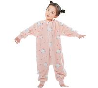 Saco De Dormir Bebe Invierno Saco De Dormir Niños Pijama Cama Criança Manta TOG 1 Saquito 2.5 Mameluco 2 Minicuna con Piernas Cuna Mangas Negras 3.5 80 Niña 1.5 Niño 3 Años para 5 Térmica Pijamas 6