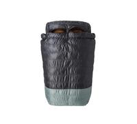 Saco de dormir Big agnes King Solomon 20 (650 RDS DownTek) 40 DOBLE ANCHO (Asfalto/Verde Chino)