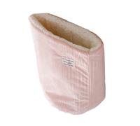 Saco de dormir cálido de invierno para gatos, cama grande con forma de cubo para mascotas, para calidez interior, cómoda bolsa de descanso para gatos con forro grueso