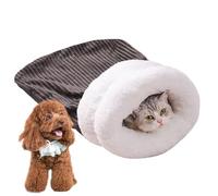 Saco de dormir cálido para gatos, cálido y suave para cachorros, para clima frío, invierno, período de recuperación interior, sueño nocturno, siesta, refugio de rescate, clínica veterinaria
