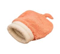 Saco de dormir cálido para gatos,Saco de dormir para cama para gatos - Saco de dormir para gatos con cama de felpa de invierno plegable,Saco de almohadilla térmica para gatos pequeños, medianos y gran