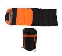 Saco de Dormir con calefacción eléctrica, algodón Suave, térmico con calefacción USB Individual para Acampar al Aire Libre (Naranja)