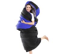 Saco de dormir con calefacción para acampar - 4 zonas de calefacción multi USB alimentado por un banco de energía recargable | Manta térmica multifuncional para acampar, senderismo,