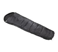 Saco de Dormir con Capucha, Negro, 2-lagige Relleno Bolsa para Exterior Momia
