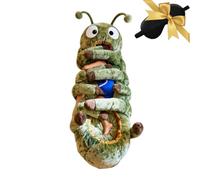 Saco De Dormir De Felpa Hugging Caterpillar, Sacos De Dormir De Animales Convertibles Suaves, Duraderos Y Lavables A Máquina For Dormitorios, Dormitorios O Salas De Estar(GREEN2 (3D Style))