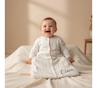 Saco de dormir de invierno Little Dutch Sunny Stripes 90 cm personalizable – Con nombre