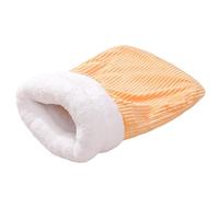 Saco de dormir de invierno para gatos, cama antideslizante de felpa para gatitos, cálida casa cueva, proporciona un retiro cálido y cómodo para siestas nocturnas durante el día, ideal para interiores