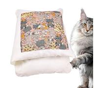 Saco de dormir de invierno para gatos, casa suave para cachorros, cama para perros para clima frío, para amantes de los animales, interior, oficina, sala de estar, dormitorio, estudio, apartamento