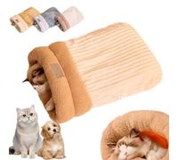 Saco de dormir de invierno para gatos, saco de dormir de nido de gato, saco de dormir para gatos, saco de dormir cálido de invierno para gatos, acogedora cama para gatos, para gatos de interior para