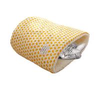Saco de Dormir de Invierno para Gatos, Saco Suave para Gatitos para Clima frío, Saco Suave para Mascotas para Gatitos al Aire Libre, Forma de Cubo, Cueva para Mascotas