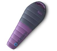 Saco de dormir de plumón Husky Drape Ladies Cremallera: Derecho / Color: azul/violeta