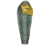 Saco de dormir de plumón Therm-a-Rest Questar 20F/-6C Reg Cremallera: Izquierda / Color: plata/amarillo
