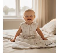 Saco de dormir de verano Baby Bunny 70 cm – personalizable – Trama