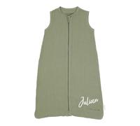 Saco de dormir de verano de muselina 70 cm - Pure Olive | Little Dutch – Trama