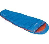 Saco de dormir high peak comox kids mummy 70 x 170 cm azul claro/naranja