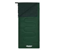 Saco de dormir Milestone Camping - Saco de dormir ligero de 2 estaciones, rectangular, repelente al agua, con bolsa de transporte - Ideal para acampar, viajes y festivales