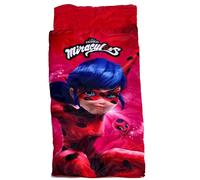 Saco de Dormir MIRACULOUS LADYBUG 140 x 70cm Manta Acampada Guardería Niños