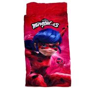 Saco de Dormir MIRACULOUS LADYBUG 140 x 70cm Manta Acampada Guardería Niños