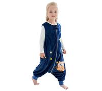 Saco De Dormir Niños Saco De Dormir Bebe Pijama con Piernas TOG 2.5 Pijamas para Cama Criança 5 Años 3 Invierno Manta 6 12 Meses Térmica Franela Niño Pies 90 Sacos 18 Niña 1 Edredón 3.5 Negras 4 1.5