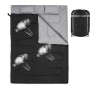 Saco de Dormir para 2 Personas | Saco Doble Extra Grande con Bolsa de Transporte | Ideal para Camping al Aire Libre Viajes de Montaña Playa Invierno Verano Senderismo Picnic Acampada Emergenc
