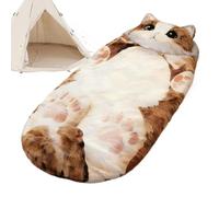Saco De Dormir para Adultos - SacoDeDormir Tipo sobre para Gatos De 175x80 Cm, Saco De Dormir De Viaje, Manta Cálida, Portátil para Todo El Cuerpo | Forro Polar Suave Aislado para Invierno, Hogar, D