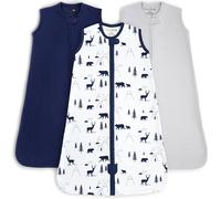 Saco de dormir para bebé 0,5 TOG, manta portátil de algodón orgánico con cremallera bidireccional, para todo el año, para recién nacido, bebé, niño, niña, 6-12 meses
