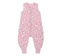 Saco de dormir para bebé de verano con pies, 0,5 tog, 100% algodón, saco de dormir de verano para niños para niños y niñas, Rosa., L/2-4T