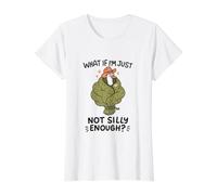 Saco de Dormir para Camping, Ganso no lo Suficientemente Tonto, Divertido Camiseta gráfica económica, Mujer, Blanco, S