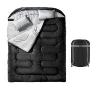 Saco de dormir para dos personas, mochila para dos personas, saco de dormir para todo el año, colchoneta, para camping, invierno, verano, senderismo, deportes, viajes al aire libre, unisex