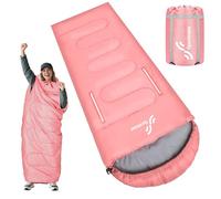 Saco de dormir para exteriores, saco de dormir para 3 - 4 estaciones, camping, bolsa de dormir para adultos y niños, ligero y cálido, saco de dormir con sisa, 1,5 kg