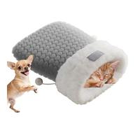 Saco de dormir para gatos | Bolsa acogedora para invierno para animales de peluche suave para gatos | para Navidad Halloween camping juego interior casa viaje coche escondido descanso abrazo