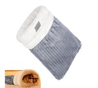 Saco de dormir para gatos de interior, cama cozyBurrow, bolsa cálida para gatitos con diseño suave para dormir, saco de invierno | Cama para gatos de interior, comodidad para mascotas, forro polar