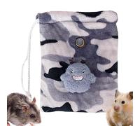 Saco de dormir para hámster, erizo, bolsa de transporte para hámster enano, pequeño bolso de dormir para jaula, ardilla