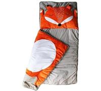 Saco de dormir para niños, diseño de zorro, ligero y compacto, 165 x 75 cm