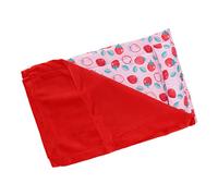 Saco de Dormir para Reptiles de, Almohada Pequeña de Dragón Barbudo, Saco de Dormir Gecko (Fresa + edredón Rojo)