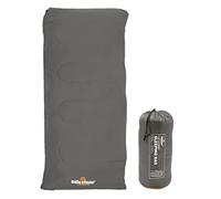 Milestone Camping Saco de Dormir Rectangular Negro