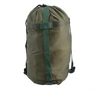 Saco de dormir Saco de compresión 20L Nylon recubierto de silicona Cordón rápido Costuras fuertes Bolsa de almacenamiento ligero Organizador portátil Soporte de equipo al aire libre Tamaño 18x18x38cm