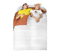 Saco de Dormir, Saco de Dormir Doble de plumón, Saco de Dormir for Adultos, Mochila, Ligero, Impermeable, fácil de almacenar y Transportar, Ideal for Acampar al Aire Libre, mochilero