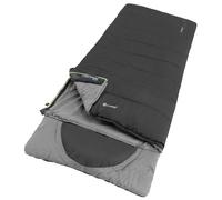 Saco de dormir tipo manta Outwell Contour Cremallera: Izquierda / Color: gris oscuro