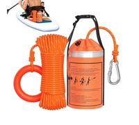 Saco de lanzamiento para rescate de agua con cuerda, rescate en río | Cuerda de lanzamiento reflectante para kayak - Para bañistas, rescatadores, bomberos, personales, guías, kayak, canoa, río, Ino