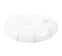 Saco de lastre para sombrilla Bolsa de Peso for Agua, Soporte Resistente for sombrilla, Base for, Bolsas portátiles(White25.00X25.00X3.5)