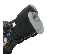 Saco de mano de forro polar para cochecito, guantes cálidos de invierno, calentador de manos, impermeable, resistente al viento, anticongelante, accesorios extra gruesos para cochecito de bebé