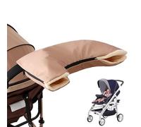 Saco de mano para cochecito | Manguito calentador de manos para cochecitos | Guantes de cochecito aislados transpirables, manguitos de abrigo forrados de felpa para cochecitos, paseos