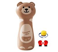 Saco de para niños: Saco de Inflable, Sacos de Entrenamiento para jóvenes con Guantes, Juguete de para Soporte de Equilibrio, Equipo de de construcción Reforzada, Fitness en in