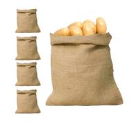 Saco de patatas, saco natural reutilizable, bolsa reutilizable de cocina para Acción de Gracias, funerales, plantación, alimentos, granos, verduras, frutas, café, arena y productos